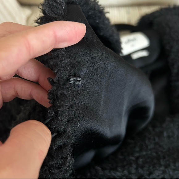 Aritzia Wilfred Laboratoire Fur Teddy Sherpa Coat - Picture 7 of 8